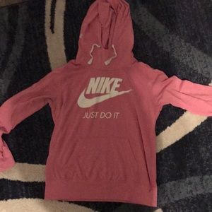 Nike light weight hooded sweatshirt